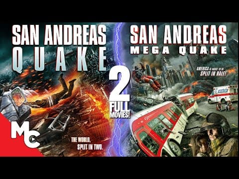 مشاهدة San Andreas Quake + San Andreas Mega Quake | 2 Full Action Disaster Movies | Double Feature - FlyCinema