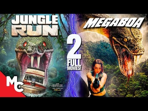 مشاهدة Jungle Run + Megaboa | 2 Full Movies | Full Action Adventure Double Feature - FlyCinema