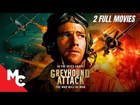 مشاهدة WWII Aerial Combat Movies | Greyhound Attack & Rocket Hunter | Double Feature - FlyCinema