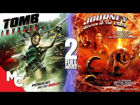 مشاهدة Tomb Invader + Journey To The Center Of The Earth | 2 Full Movies | Action Adventure Double Feature - FlyCinema