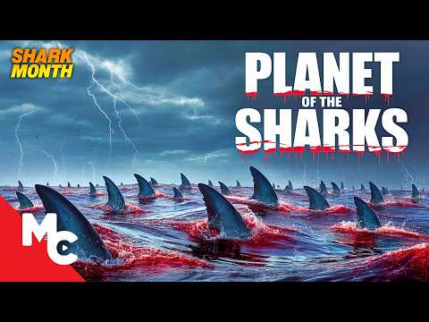 مشاهدة Surviving a Shark-Ruled World | Planet of the Sharks | Full Apocalypse Movie | Shark Month Movie - FlyCinema